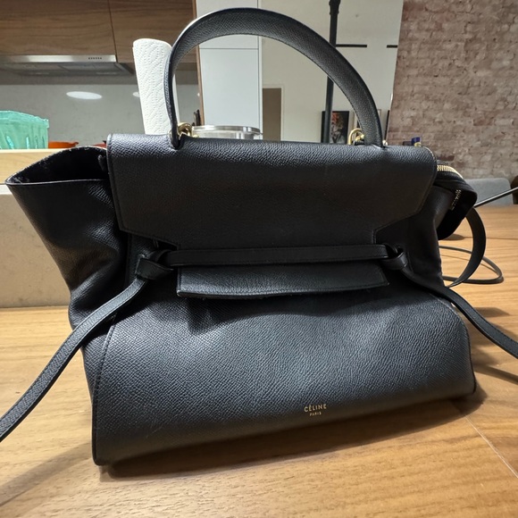 Celine Black Calfskin Mini Belt Bag - Picture 3 of 8